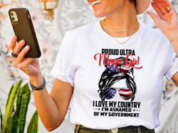 patriots, maga, trump girl, keep america great, american flag, republican, political shirt, pro-trump tees, gift for her