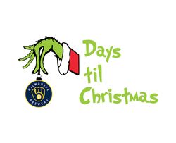 milwaukee brewers christmas svg, christmas svg, baseball sports svg, mlb team svg, mlb, mlb design 20