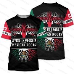 georgia home with mexican roots 3d all over printed shirts mx75