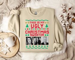 this is my ugly christmas sweater - funny holiday pullover - unisex festive jumper