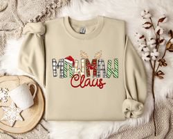 unique mawmaw claus sweatshirt - festive seasonal design - cozy pullover - holiday joy - festive winter apparel - grandm