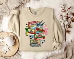 vintage christmas music cassette tape sweatshirt - cozy retro holiday jumper