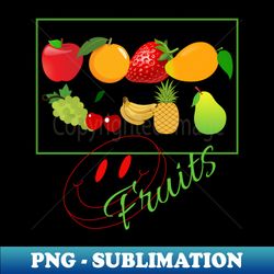 fruits - png transparent sublimation design - revolutionize your designs