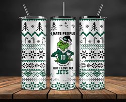 new york jets christmas tumbler png, nfl merry christmas png, nfl, nfl football png 115