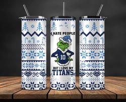 tennessee titans christmas tumbler png, nfl merry christmas png, nfl, nfl football png 127