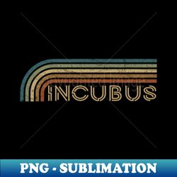 incubus retro stripes - png sublimation digital download - unlock vibrant sublimation designs
