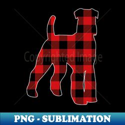 schnauzer love buffalo plaid pattern - aesthetic sublimation digital file - vibrant and eye-catching typography