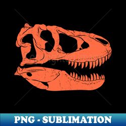 tarbosaurus fossil skull - aesthetic sublimation digital file - perfect for personalization