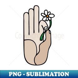 vitarka mudra with flower - high-quality png sublimation download - stunning sublimation graphics