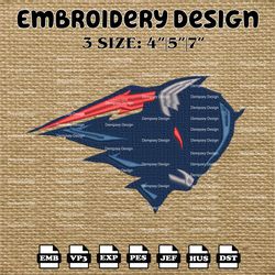 buffalo bills embroidery pattern, nfl buffalo bills embroidery designs, nfl logo embroidery files