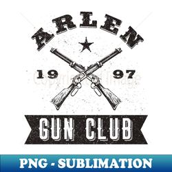 Arlen Gun Club Black - Signature Sublimation PNG File - Bring Your Designs to Life