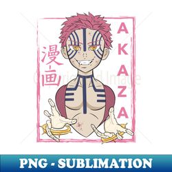 akaza demon - high-quality png sublimation download - bring your designs to life