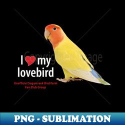 lovebird 2 - exclusive sublimation digital file - capture imagination with every detail