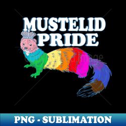 mustelid pride - png transparent sublimation design - enhance your apparel with stunning detail