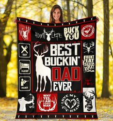 dad blanket gift for dad, gift ideas for father&8217s day huntingfleece blanket