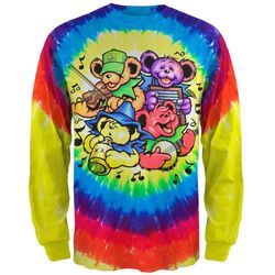 grateful dead &8211 bear jamboree tie dye long sleeve t-shirt