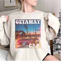 Kelce Swift Getaway Car PNG, Vintage Taylor Chief png, Travis Kelce 87 Tee, Kansas City Football Sweatshirt Gift for fan