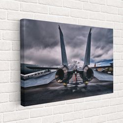 aero force jet canvas or poster, home and office decoration, framed art, ready to hang