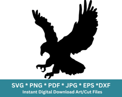 eagle svg files for cricut - instant digital download, perfect for diy projects and crafts