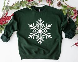 snowflake sweatshirt, matching christmas sweatshirts, family christmas gift, snow sweatshirt, women holiday shirt, famil