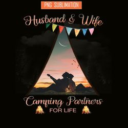husband and wife camping partner for life png camping png hut opened the scene of the couple sitting at night png