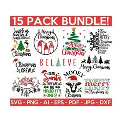 christmas svg bundle, christmas svg, winter svg, santa svg, holiday, merry christmas, elf svg, funny christmas shirt, c