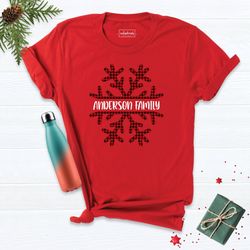 Christmas Snowflake Shirt, Matching Family Christmas Shirts, Snowflake Christmas Shirt, Custom Family Christmas Shirt, C