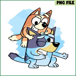 funny bluey siblings svg pdf png bandit and chilli svg bluey family svg