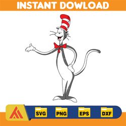 dr seuss svg, cat in the hat svg, dr seuss hat svg, green eggs and ham svg, dr seuss for teachers svg, cricut, thing svg