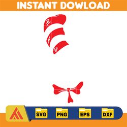 dr seuss svg, cat in the hat svg, dr seuss hat svg, green eggs and ham svg, dr seuss for teachers svg, cricut, thing svg