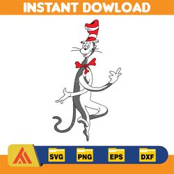 dr seuss svg, cat in the hat svg, dr seuss hat svg, green eggs and ham svg, dr seuss for teachers svg, cricut, thing svg