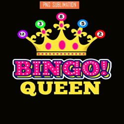 bingo queen player png, bingo balls png, crown queen png