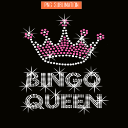 bingo queen sparkle png, bingo balls png, crown queen png