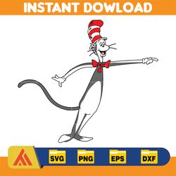 dr seuss svg, cat in the hat svg, dr seuss hat svg, green eggs and ham svg, dr seuss for teachers svg, cricut, thing svg