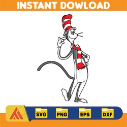 dr seuss svg, cat in the hat svg, dr seuss hat svg, green eggs and ham svg, dr seuss for teachers svg, cricut, thing svg