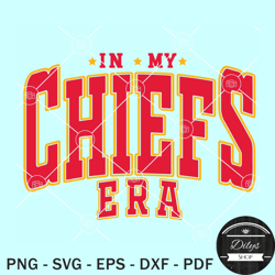 in my chiefs era svg, retro chiefs svg, kc chiefs svg