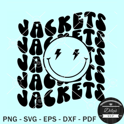 jackets smiley face svg, jackets smiley svg, georgia tech yellow jackets svg