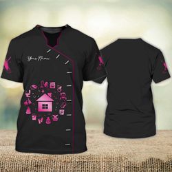 efficient housekeeping personalized uniform: custom 3d shirt shop now!