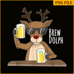 brew dolph png funny rudolph png christmas holiday png