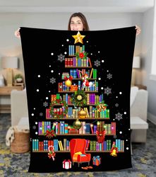 book lovers gifts blanket, book accessories for reading lovers, book reading librarian gifts fleece sherpa blanket, chri