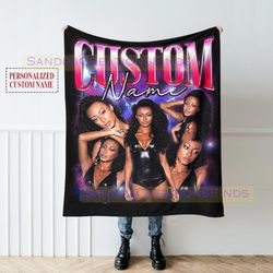 custom bootleg rap tee, personalized photo bootleg blanket, vintage graphic 90s blanket th1311.jpg