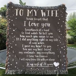 custom woven blanket to my wife personalized woven blanket - woven throw blanket - 60x80.jpg