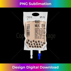 Boba Milk Tea Infusion Funny Addicted To Bubble Tea Tank Top - Artisanal Sublimation Png File - Elevate Your Style With Intricate Details