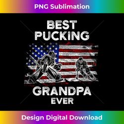 us flag hockey best pucking grandpa - minimalist sublimation digital file - ideal for imaginative endeavors