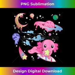 axolotl in space, pastel goth aesthetic vaporwave clothing - eco-friendly sublimation png download - spark your artistic genius