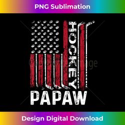 hockey papaw american flag hockey lover - deluxe png sublimation download - elevate your style with intricate details
