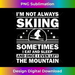 cute skiing design for men women ski winter sport snow lover - sophisticated png sublimation file - lively and captivating visuals