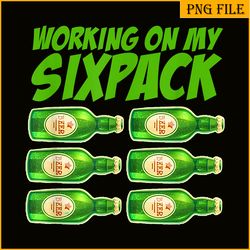 working on my six pack png funny beer gym gift png beer and gym png