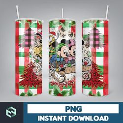 cartoon print tumbler, skinny tumbler, 20 oz skinny tumbler sublimation, tumbler christmas png, christmas gift (11)