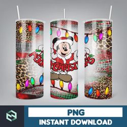 cartoon print tumbler, skinny tumbler, 20 oz skinny tumbler sublimation, tumbler christmas png, christmas gift (19)